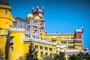 Sintra, Portugal beim Pena National Palast. foto