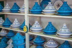 Tajine im das Markt, Marrakesch, Marokko foto