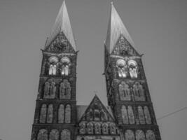 Bremen beim Nacht foto