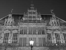 Bremen beim Nacht foto