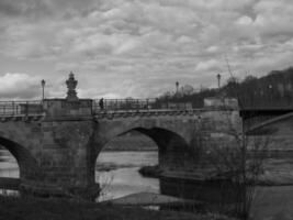 das Stadt von Grimma im Sachsen foto