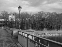 das Stadt von Grimma im Sachsen foto