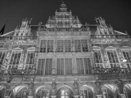 Bremen beim Nacht foto