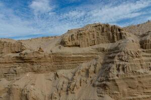 Sand Hintergrund Textur. foto