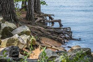 Erosion Beschädigung auf das Küste foto