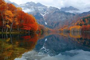 ai generiert schön Landschaft Landschaft Natur Fachmann Fotografie foto