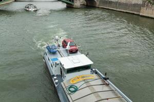 Paris, Frankreich - - Juni 01, 2018 Aussicht in der Nähe von Seine Fluss. Paris Frankreich Europa. foto