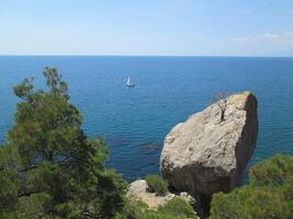 Felsen und Meer foto