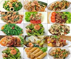 Satz thailändisches Essen