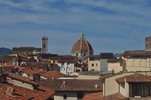 Luftaufnahme von Florenz foto