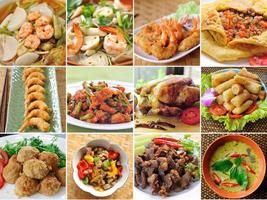 thailändische Speisenvielfalt foto