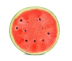 Wassermelone auf weißem Hintergrund foto