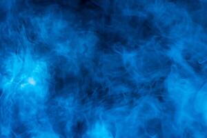 cool Blau Dampf, abstrakt und atmosphärisch foto