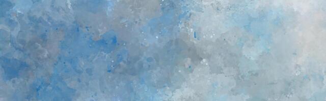 beschwingt Blau Grunge Textur, Aquarell gemalt Hintergrund mit bunt Tinte Akzente. foto