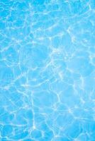 plätschern Wasser Textur im Schwimmen Schwimmbad Hintergrund foto