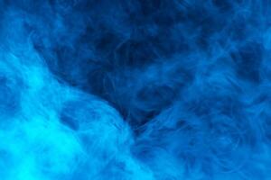cool Blau Dampf, abstrakt und atmosphärisch foto