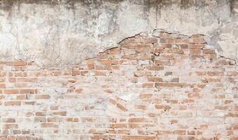 Jahrgang Backstein Mauer Textur wie Hintergrund foto