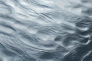 ai generiert abstrakt Nahansicht von Wasser Wellen ähnlich ein malerisch Textur. generativ ai foto