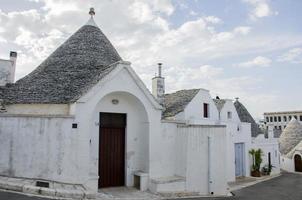 Trulli-Häuser von Alborebello in Italien foto