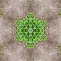 3D-Rendering Kaleidoskop einfacher Musterhintergrund foto