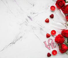 Valentinstag romantischer Hintergrund foto