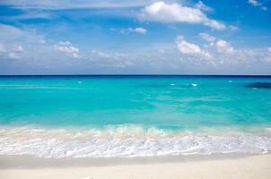 schön Strand beim el mirador, cancun foto