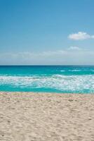 schön Strand im Cancún, Quintana roo foto