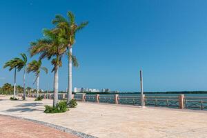 Malecon Tajamar im Cancún, Quintana ro, Mexiko foto