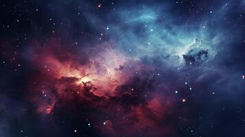 ai generiert Nebel Galaxis Hintergrund foto