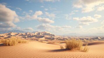 ai generiert Sand Dünen Hintergrund foto