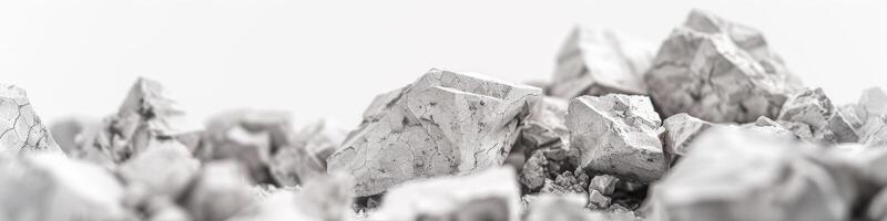 ai generiert Zeolith Mineral Kristall im natürlich Rau Textur mit ein Makro Nahansicht foto