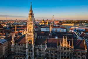 Antenne Aussicht von München, Deutschland foto