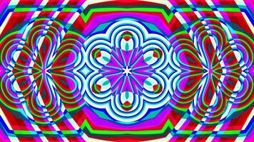 ein Hintergrund Bild von geometrisch psychedelisch Muster foto