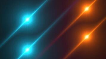 fraktal Strahlen mit glühend Impuls Beleuchtung foto