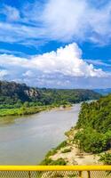 tropisch Fluss See Wasser im puerto escondido Mexiko. foto