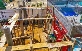 puerto escondido Oaxaca Mexiko 2023 Haus Hütte Konstruktion Gebäude Ruine im puerto escondido Mexiko. foto