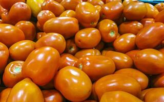Tomaten Tomate Gemüse auf das Markt im Mexiko. foto