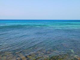 Blau Meer draussen foto