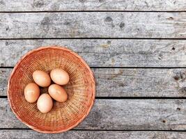 Eier in der Küche foto