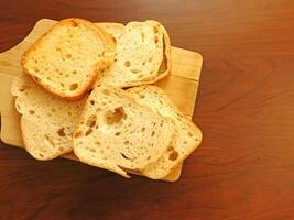 Brot im das Küche auf Hintergrund foto