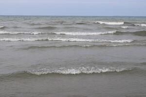 Holzrasen Strand Zustand Park auf See erie im Büffel Neu York foto