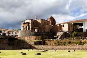 cusco, Peru, 2015 - - Santo Domingo Kirche und Kloster Süd Amerika foto