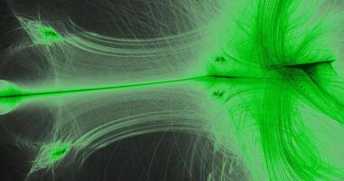 Grün abstrakt Linien Kurven Partikel Hintergrund foto