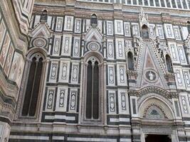 Florenz Kathedrale Santa Maria dei fiori Italien - - Detail von Skulptur foto