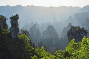 zhangjiajie Berge, China foto