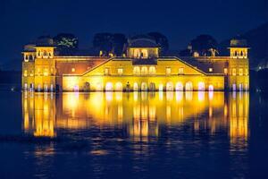 jali Mahal Wasser Palast. Jaipur, Rajasthan, Indien foto