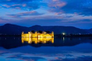 jali Mahal Wasser Palast. Jaipur, Rajasthan, Indien foto