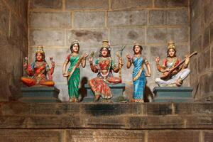 Hindu Göttinnen Parvati, Abonnieren und Saraswati foto