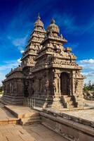 Ufer Tempel Welt Erbe Seite? ˅ im Mahabalipuram, Tamil nad foto