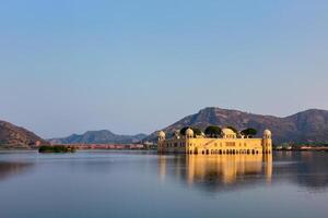 jali Mahal Wasser Palast . Jaipur, Rajasthan, Indien foto